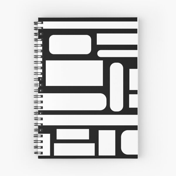 Item preview, white black shapes designed and sold by ricobarinas.