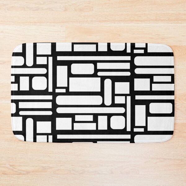 Item preview, white black shapes designed and sold by ricobarinas.