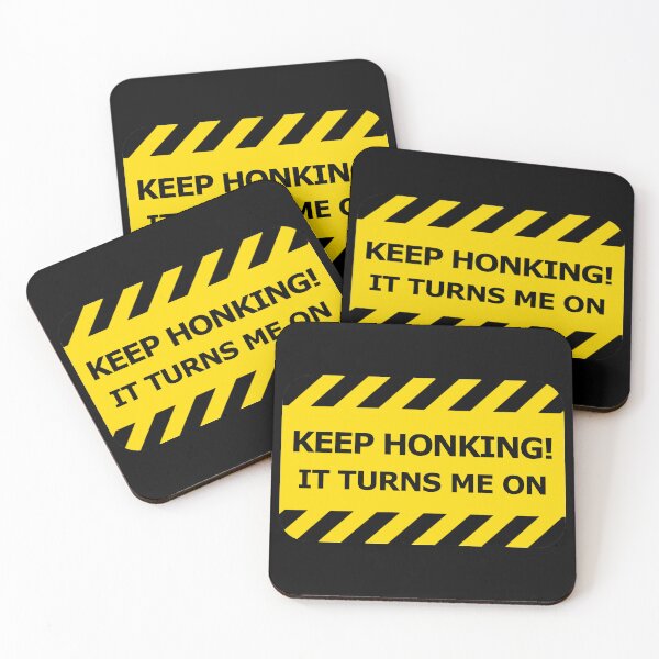 Item preview, Keep Honking It Turns Me On Car Warning designed and sold by everything4eva.