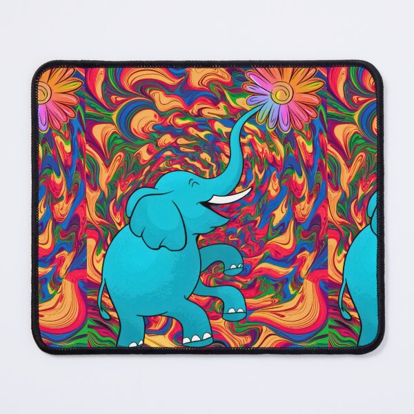 Item preview, Elephant Silhouette. Psychedelic elephant, Fantasy Elephant, colorful elephant designed and sold by ElephantVibes.