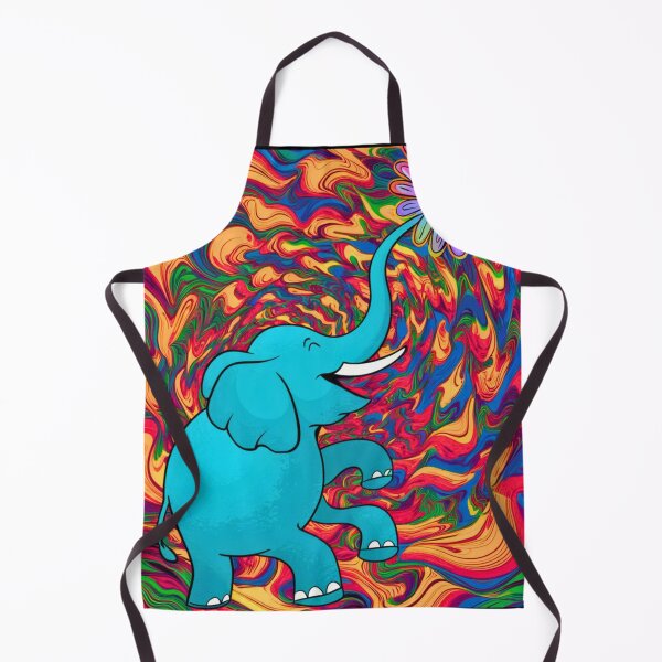 Item preview, Elephant Silhouette. Psychedelic elephant, Fantasy Elephant, colorful elephant designed and sold by ElephantVibes.