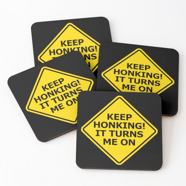 Item preview, Keep Honking It Turns Me On Car Warning designed and sold by everything4eva.