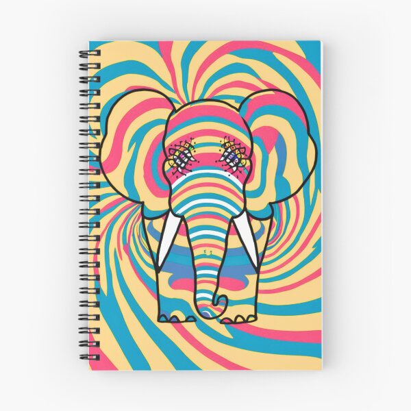 Item preview, Elephant Silhouette. Psychedelic elephant, Fantasy Elephant, colorful elephant designed and sold by ElephantVibes.