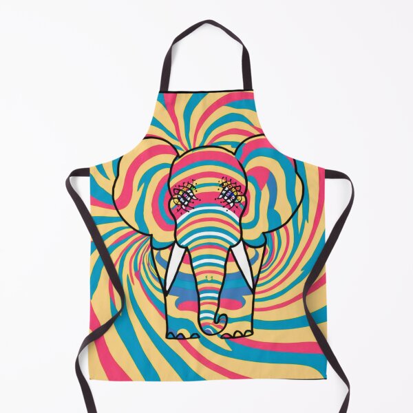 Item preview, Elephant Silhouette. Psychedelic elephant, Fantasy Elephant, colorful elephant designed and sold by ElephantVibes.