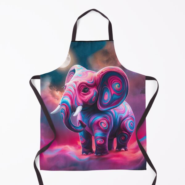 Item preview, Elephant Silhouette. Psychedelic elephant, Fantasy Elephant, colorful elephant designed and sold by ElephantVibes.