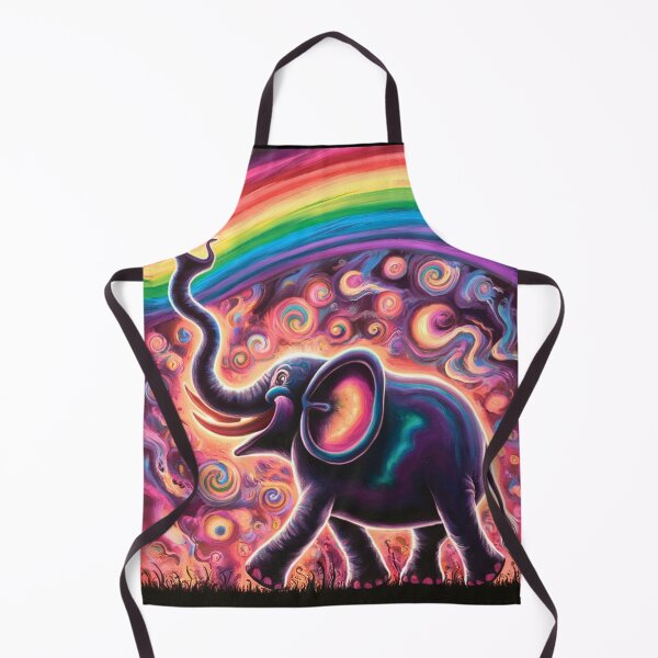 Item preview, Elephant Silhouette. Psychedelic elephant, Fantasy Elephant, colorful elephant designed and sold by ElephantVibes.