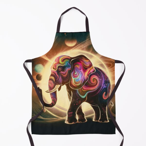 Item preview, Elephant Silhouette. Psychedelic elephant, Fantasy Elephant, colorful elephant designed and sold by ElephantVibes.