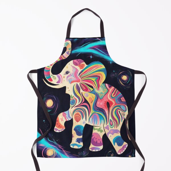 Item preview, Elephant Silhouette. Psychedelic elephant, Fantasy Elephant, colorful elephant designed and sold by ElephantVibes.