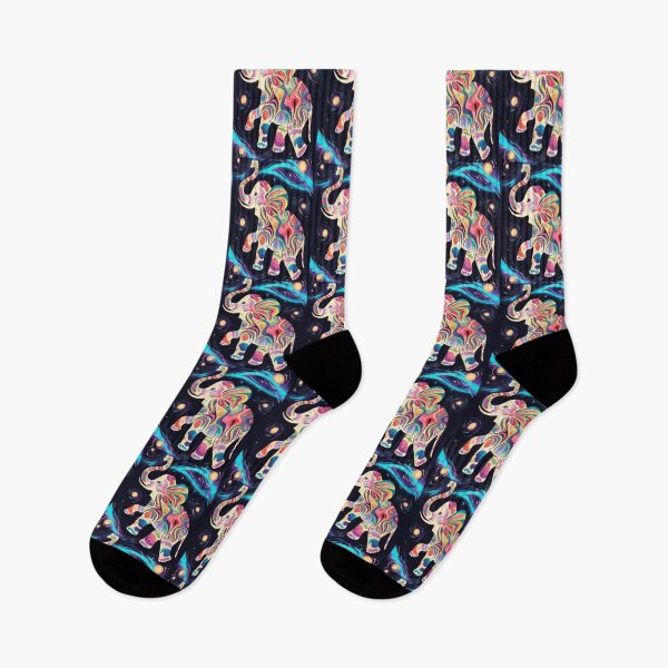 Item preview, Elephant Silhouette. Psychedelic elephant, Fantasy Elephant, colorful elephant designed and sold by ElephantVibes.