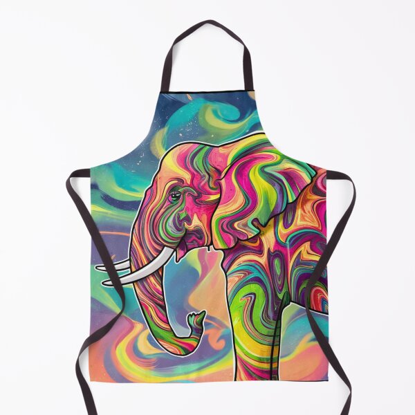 Item preview, Elephant Silhouette. Psychedelic elephant, Fantasy Elephant, colorful elephant designed and sold by ElephantVibes.