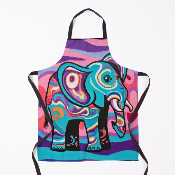 Item preview, Elephant Silhouette. Psychedelic elephant, Fantasy Elephant, colorful elephant designed and sold by ElephantVibes.
