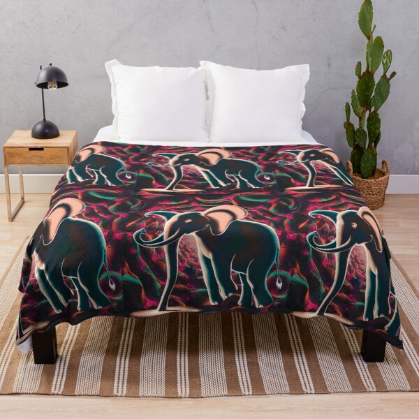Item preview, Elephant Silhouette. Psychedelic elephant, Fantasy Elephant, colorful elephant designed and sold by ElephantVibes.