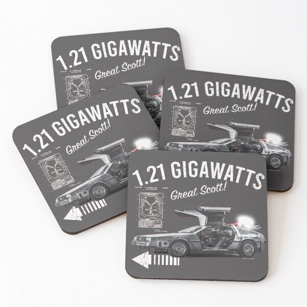 Item preview, Back to the Future 1.21 Gigawatts DeLorean Car (© UCS LLC and Amblin) designed and sold by Alema Art.