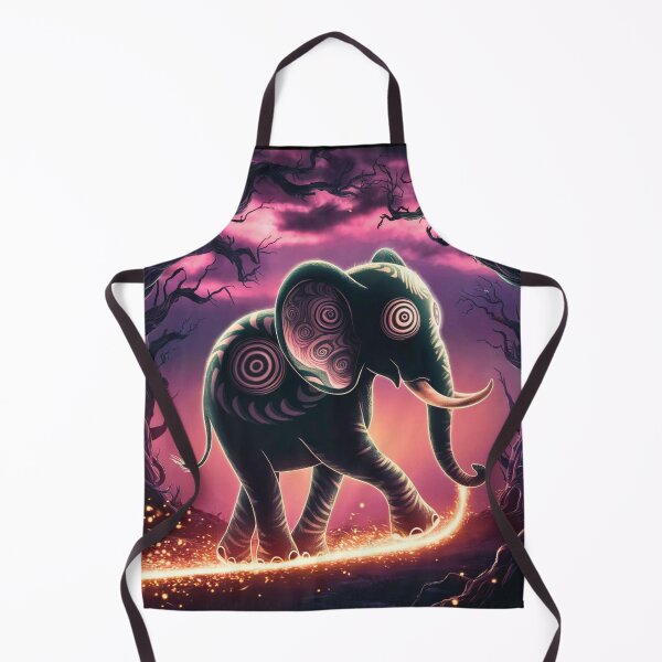 Item preview, Elephant Silhouette. Psychedelic elephant, Fantasy Elephant, colorful elephant designed and sold by ElephantVibes.