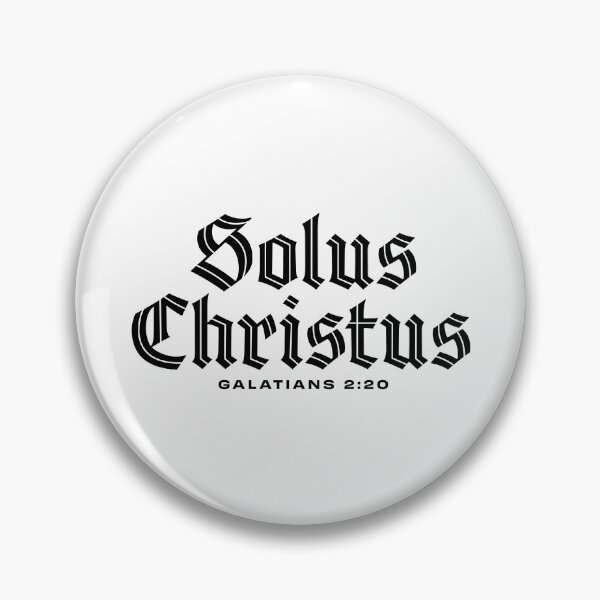 Item preview, Solus Christus Custom Old English designed and sold by 2fivequotes.