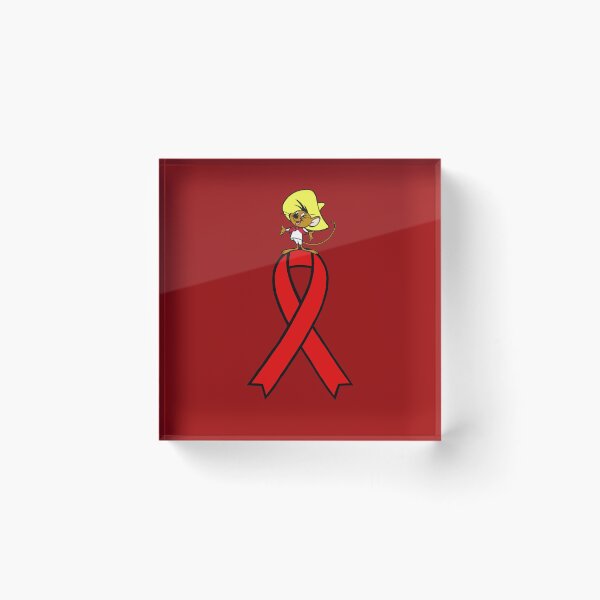 Item preview, Fast Running Mouse Standing On Awareness Ribbon (Red) designed and sold by CaitlynConnor.