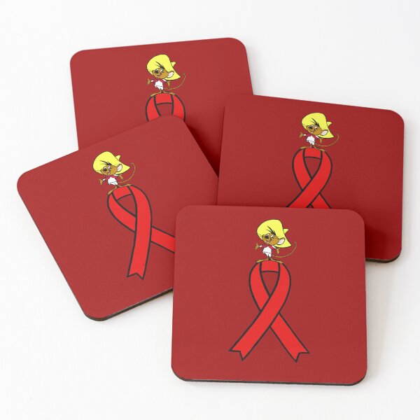 Item preview, Fast Running Mouse Standing On Awareness Ribbon (Red) designed and sold by CaitlynConnor.
