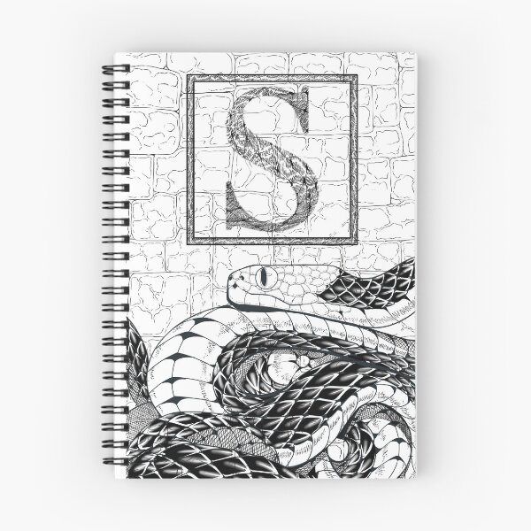 Item preview, Monochromatic snake meandering illustration designed and sold by Biomazhop.