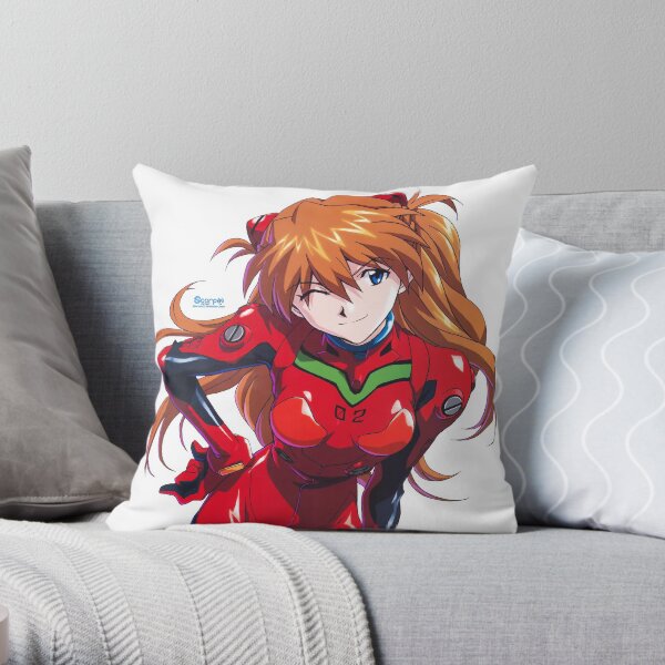 Cojines y almohadas Asuka Langley Redbubble