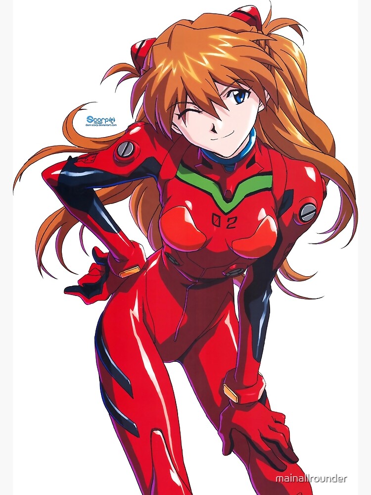 Asuka Langley Sohryu Art Print For Sale By Mainallrounder Redbubble 8773