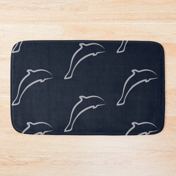 Item preview, 2D Dolphin Illustration Patterns - Gray & Blue designed and sold by OG-Graphics.