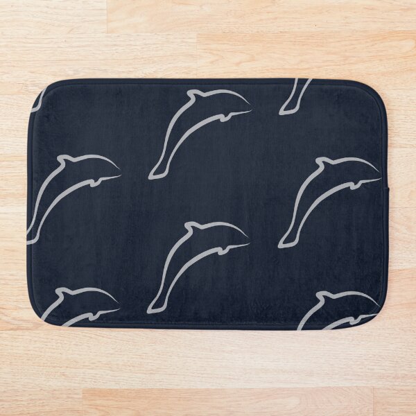 Item preview, 2D Dolphin Illustration Patterns - Gray & Blue designed and sold by OG-Graphics.