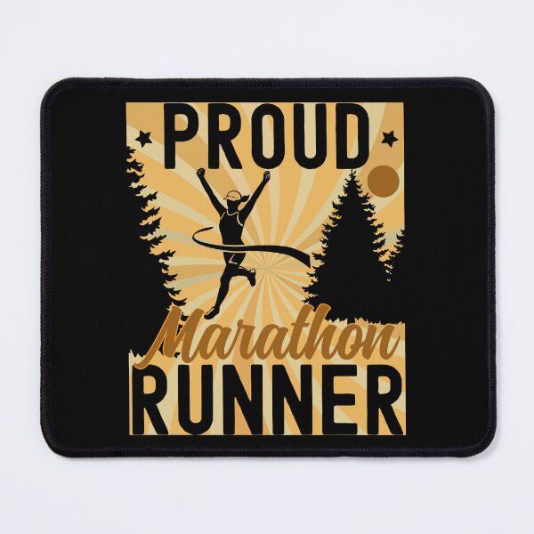 Item preview, Proud Marathon Runner | Female Marathon Runner - Yellow designed and sold by PearlMoonGrapes.
