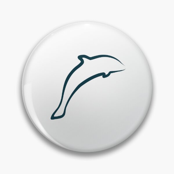 Item preview, 2D Dolphin Illustration - Blue designed and sold by OG-Graphics.