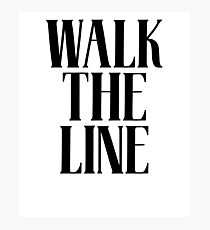 Walk The Line & Country Music Lyrics Photographic Print