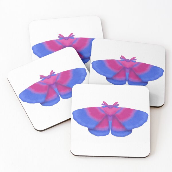 Item preview, Bisexual pride flag moth designed and sold by Fridayscorner.