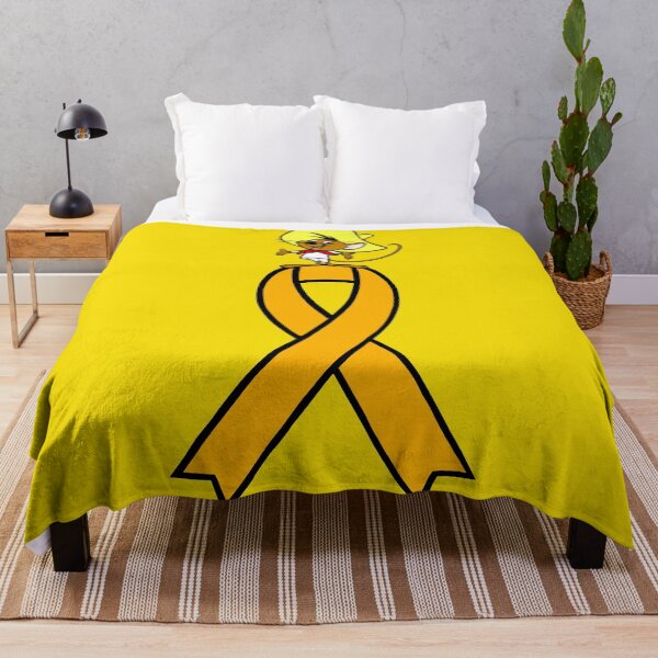 Item preview, Fast Running Mouse Standing On Awareness Ribbon (Yellow) designed and sold by CaitlynConnor.