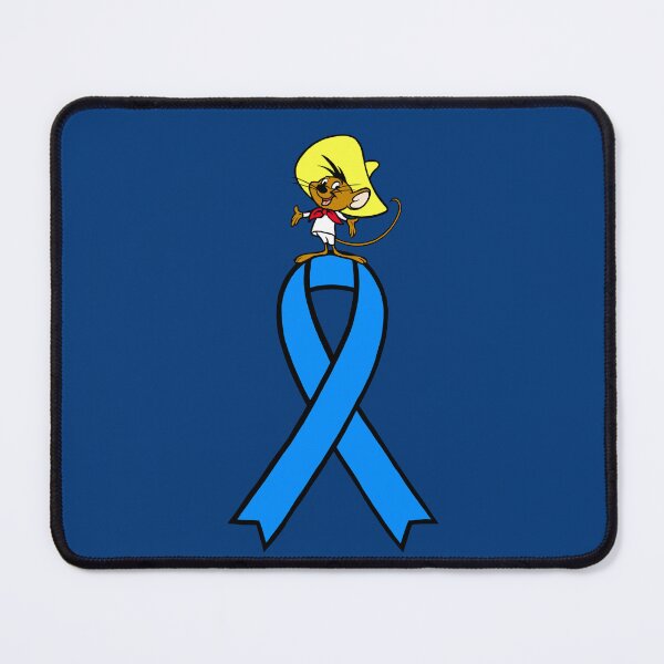 Item preview, Fast Running Mouse Standing On Awareness Ribbon (Blue) designed and sold by CaitlynConnor.