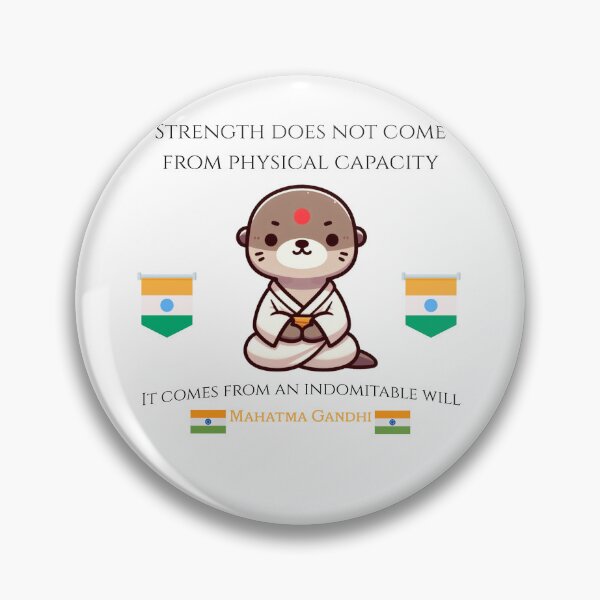 Item preview, gandhi Otter designed and sold by LemuellTrends.