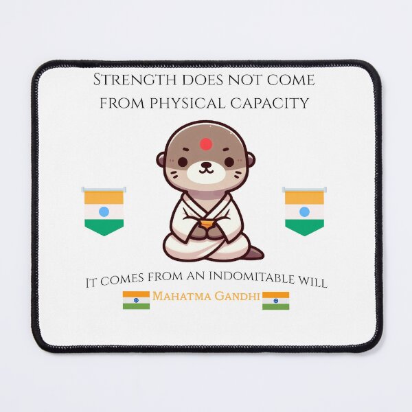 Item preview, gandhi Otter designed and sold by LemuellTrends.