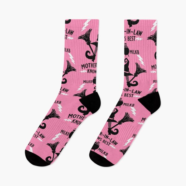 Item preview, Funny Mother-In-Law Knows Best Socks designed and sold by happygiftideas.