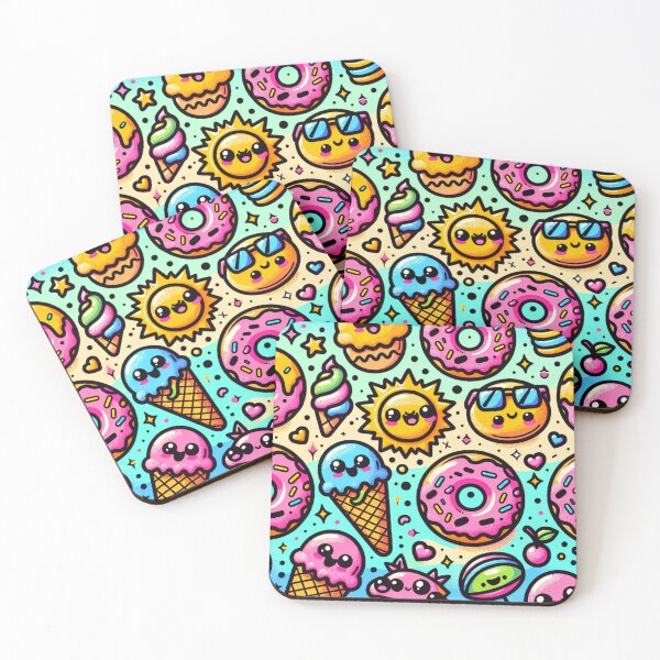 Item preview, Kawaii Donut Delights designed and sold by BassHeadMomma.