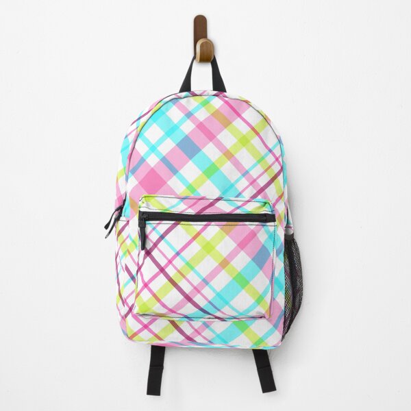 Item preview, Electric Neon: Colored Plaid Pattern Background" designed and sold by hjian8219.