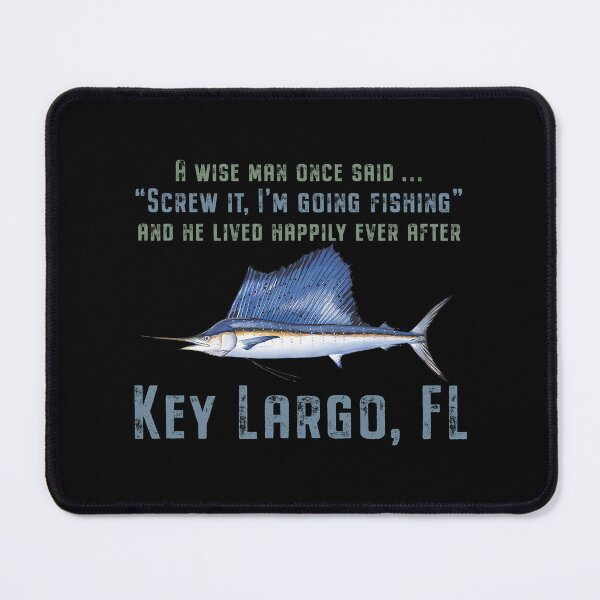 Item preview, Key Largo Florida Fishing Wise Man designed and sold by Futurebeachbum.