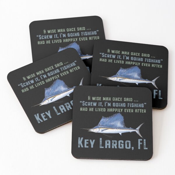 Item preview, Key Largo Florida Fishing Wise Man designed and sold by Futurebeachbum.