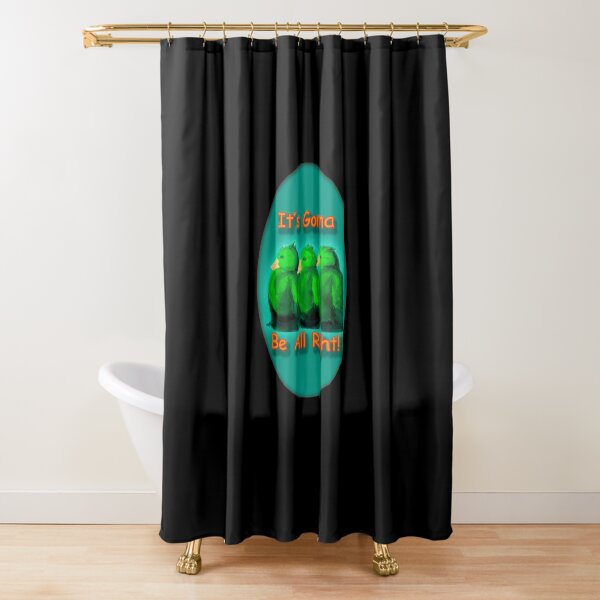 Three Little Birds (It's Gonna Be All Right) Shower Curtain