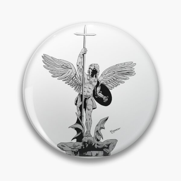 Artikelvorschau, St. Michael der Erzengel entworfen und verkauft von Forrestfireart.