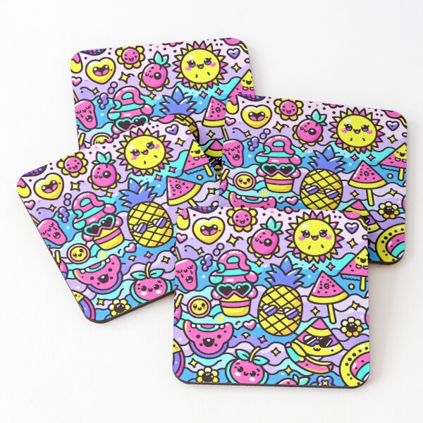 Item preview, Kawaii Pineapple Paradise Party designed and sold by BassHeadMomma.