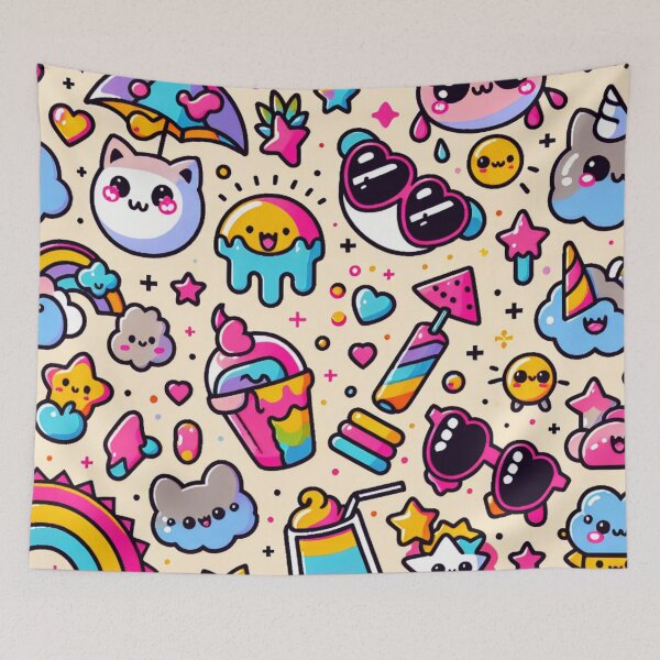 Item preview, Kawaii Summer Time designed and sold by BassHeadMomma.