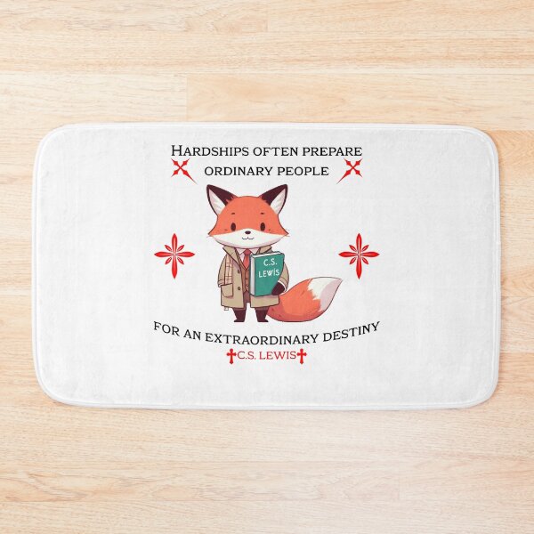 Item preview, c.s. Lewis Fox designed and sold by LemuellTrends.