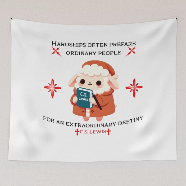 Item preview, c.s. Lewis Sheep designed and sold by LemuellTrends.