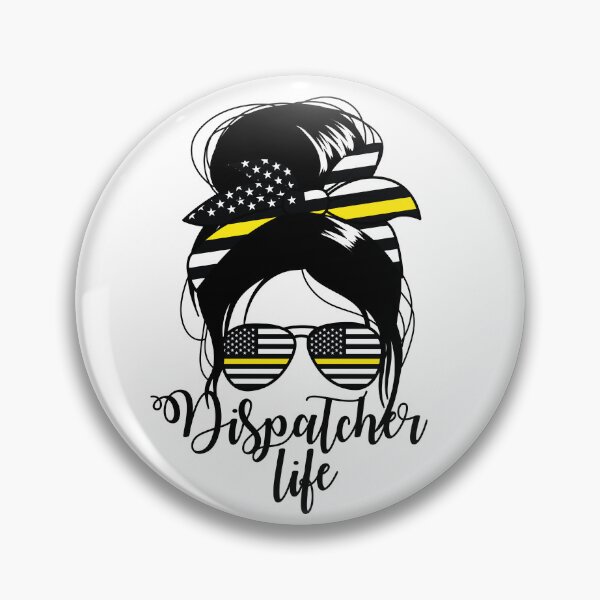 Item preview, Dispatcher Life Messy Bun Women's Dispatch 911 Gear designed and sold by DynamicDesign.