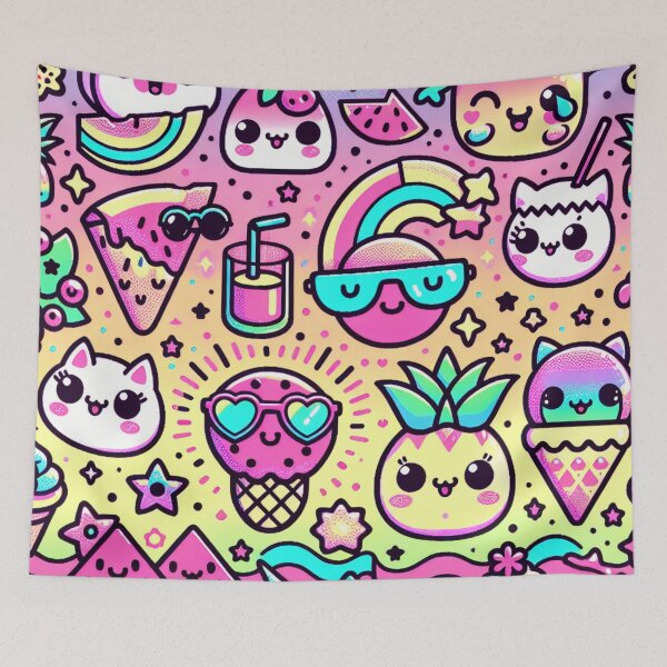 Item preview, Kawaii Chill Charm Delights designed and sold by BassHeadMomma.