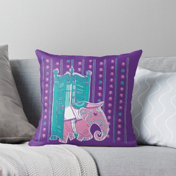 Who let Lucy out of the Wardrobe? Throw Pillow