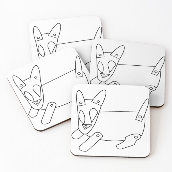 Item preview, The_Articulated_Cat_<Black Line> Style_No.05, 2023 By Mix The Arts Studio designed and sold by MixTheArtStudio.