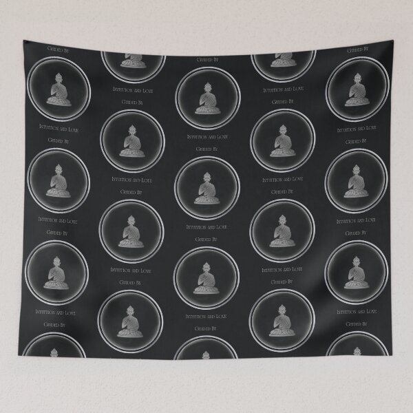Item preview, Guided By Intuition And Love. Affirmation, Mantra. Meditative.  designed and sold by Third-Eye-Realm.